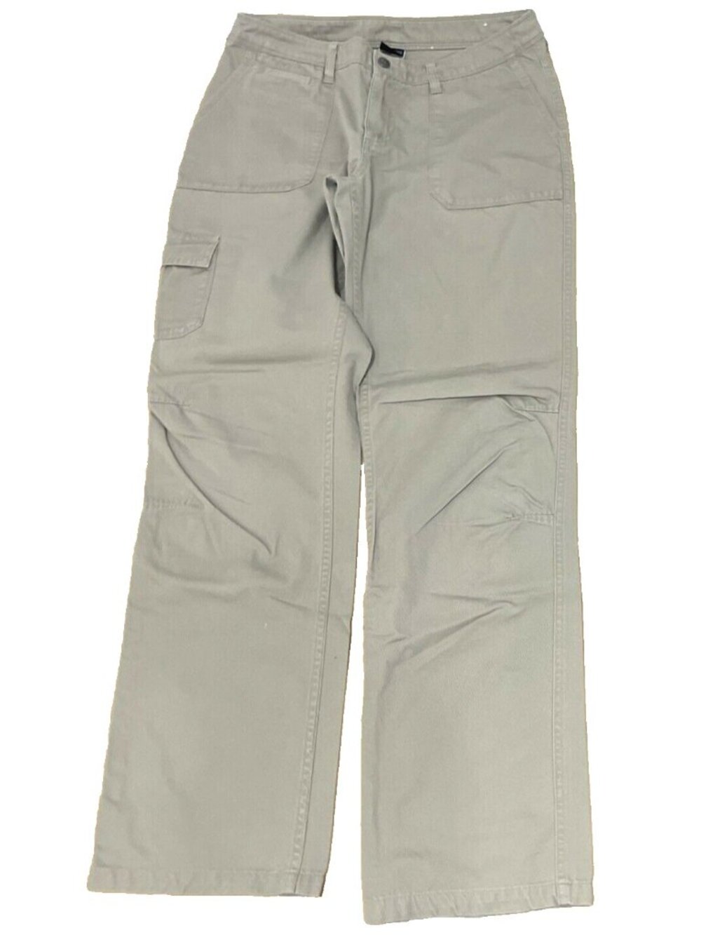 Patagonia Womens Size 8 Khaki Gray Pants Cotton Hiking Outdoors 30 X 30